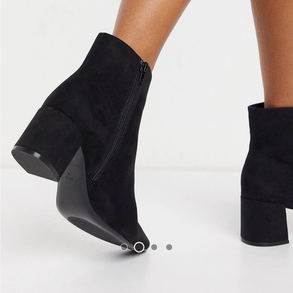 Mango faux suede heeled boots - Picture 2 of 10